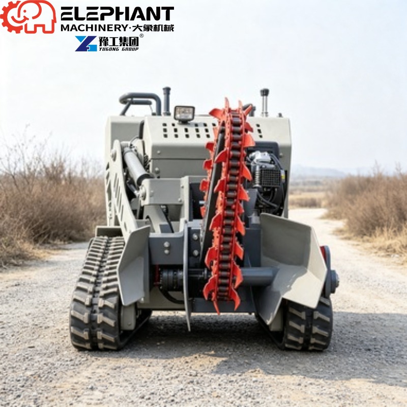 Trencher Machine Small - Skid Steer Trencher, Mesin Penggali Hidrolik