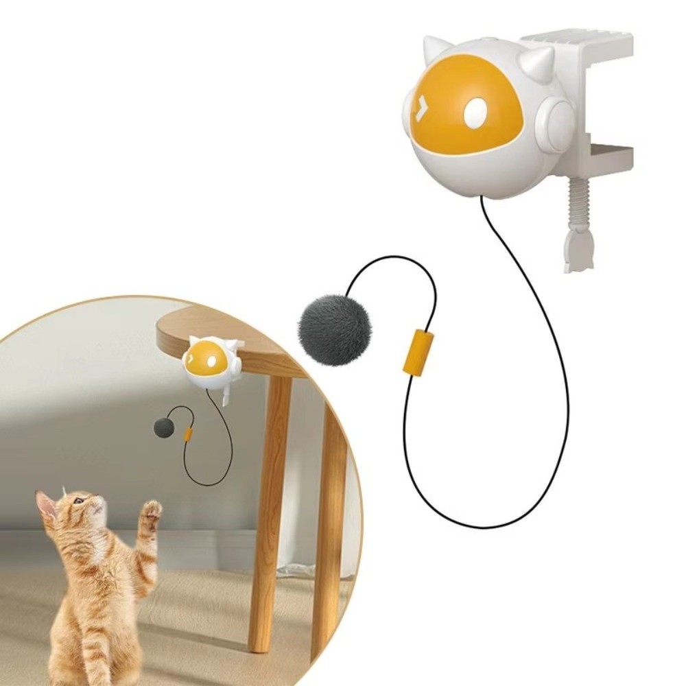 Heavy Equipment Cat - Mainan Kucing Elektrik Otomatis, Penghilang Bulu,