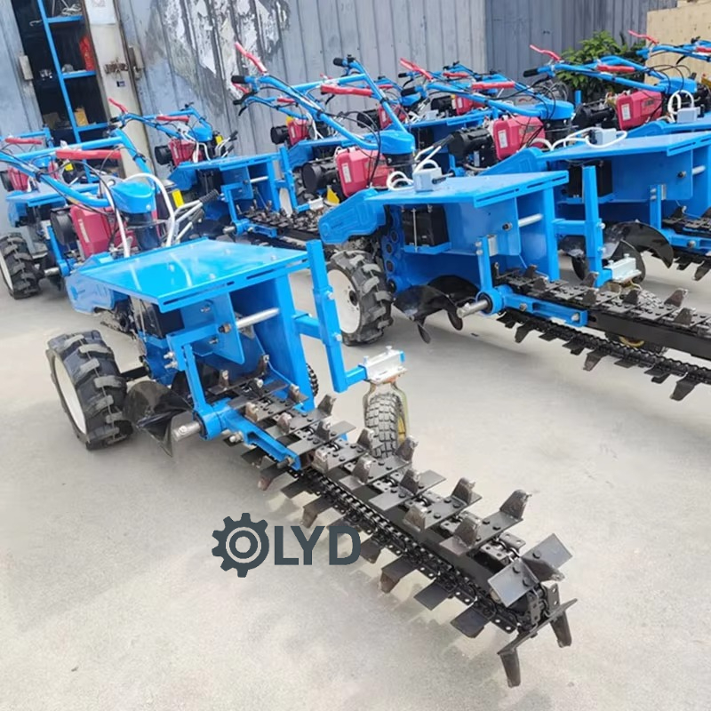 Trencher Machine Small - Mesin Penggali Parit Mini Rantai Tunggal,
