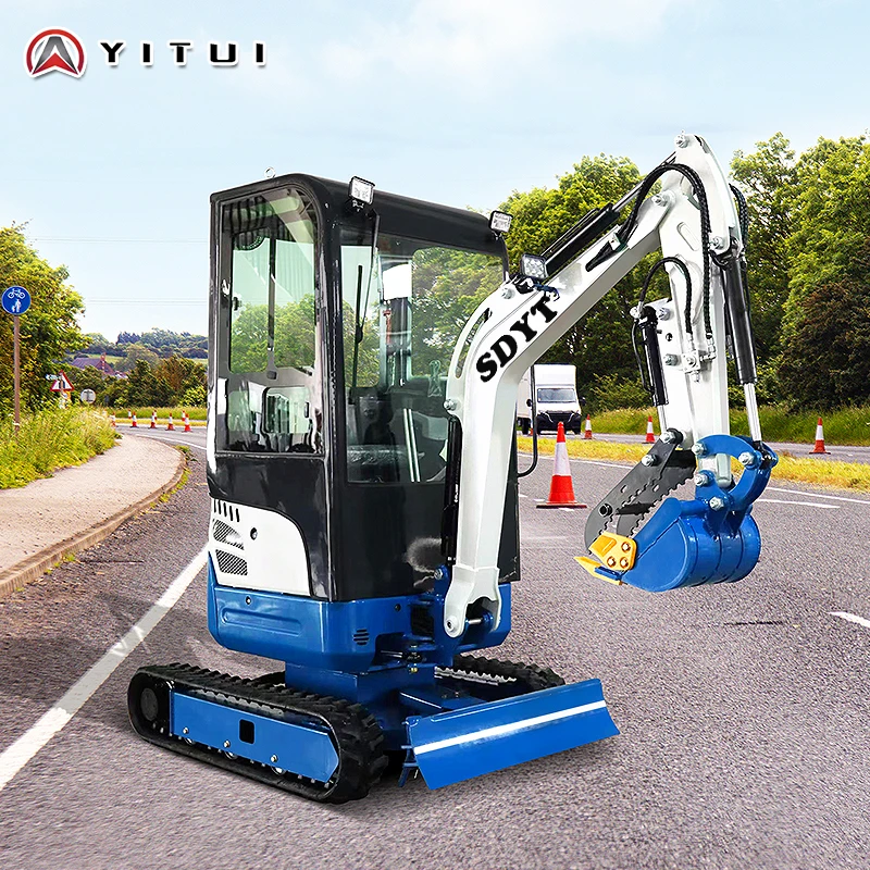 Trencher Machine Small - Ekskavator Perayap Hidraulik Kecil Kualitas Tinggi